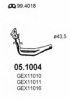 GB4 GEX11016 Exhaust Pipe